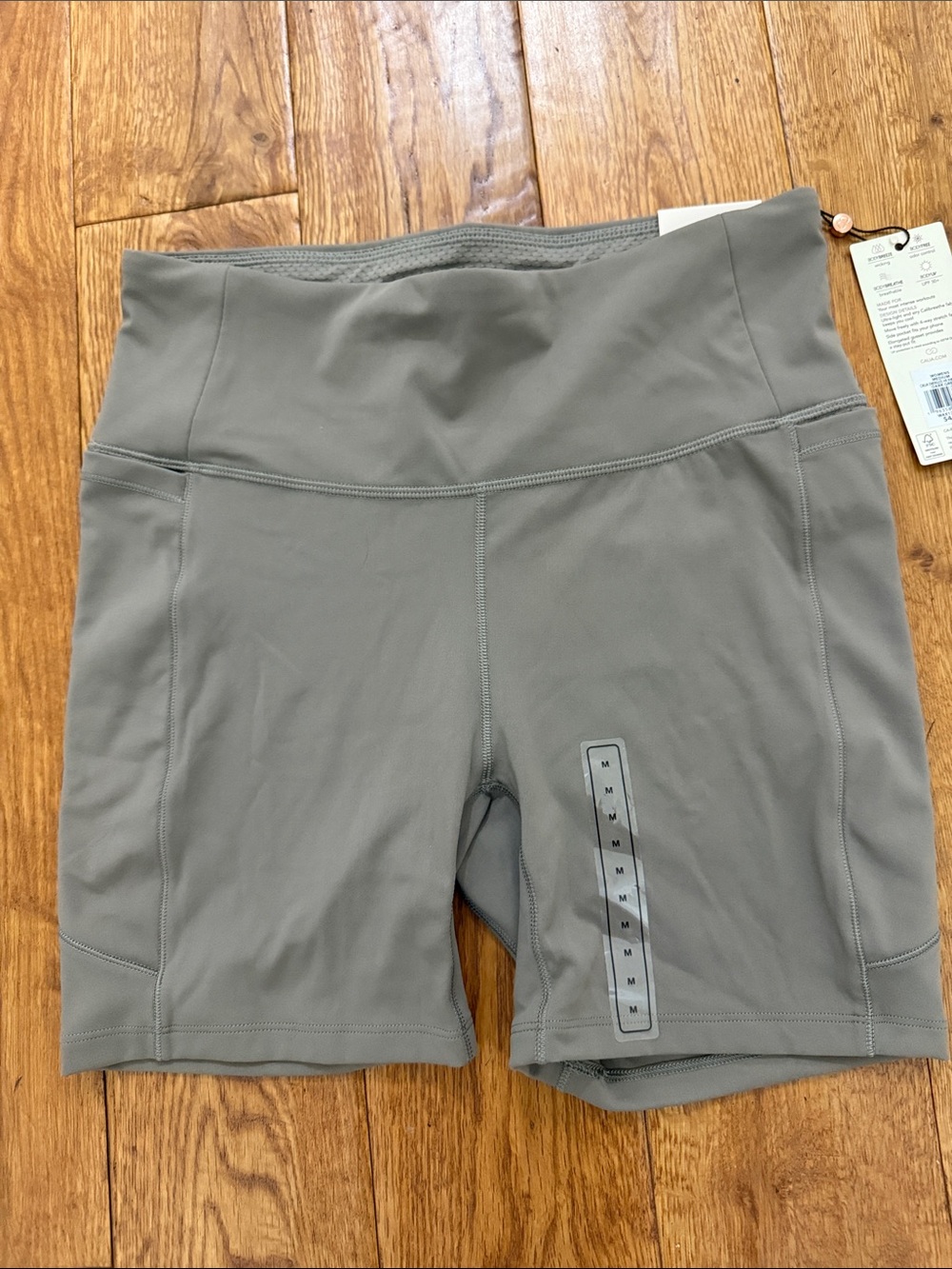 Nwt’s Calia energize high rise bike short  5” inseam - dark grey size medium